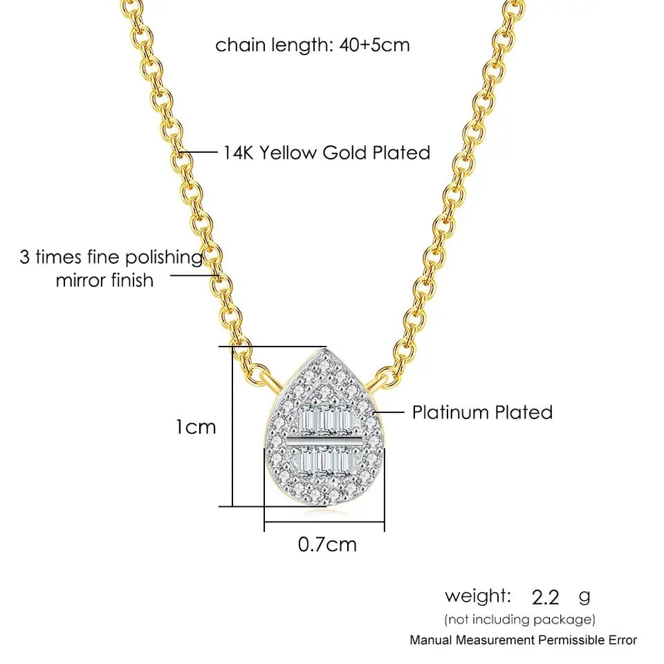 Waterdrop Crystal Pendant