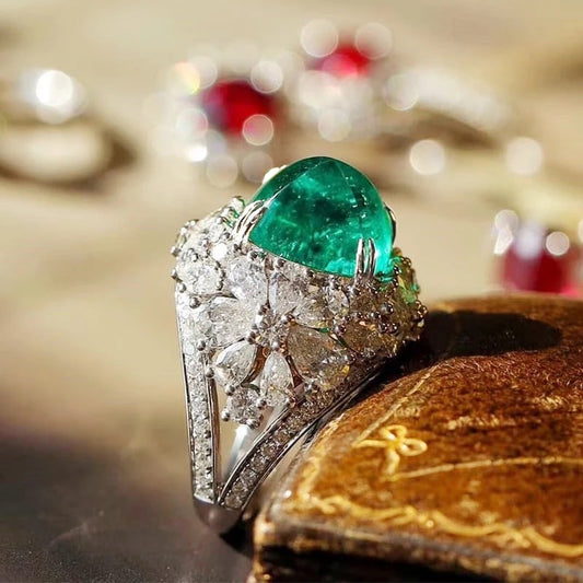 Vintage Green Ring