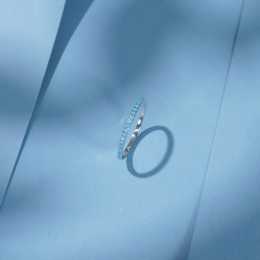 925 Sterling Silver Natural Turquoise Ring